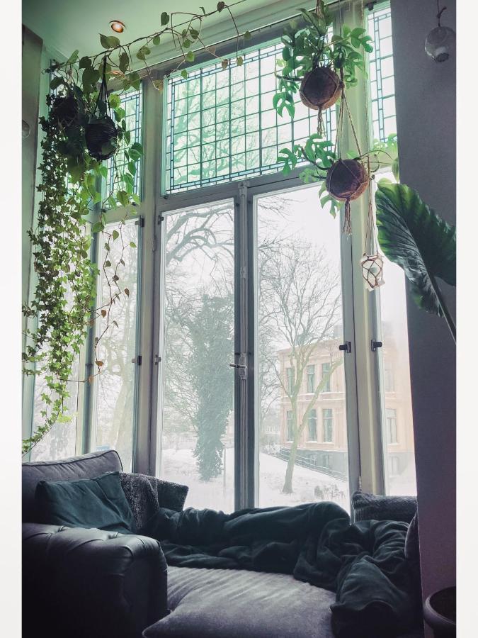 Lovely, 1898 Jugendstil Design Apartment, Old Haarlem City Centre, Fully Renovated With Parkview Near Amsterdam And Zandvoort, Bloemendaal Beach Luaran gambar