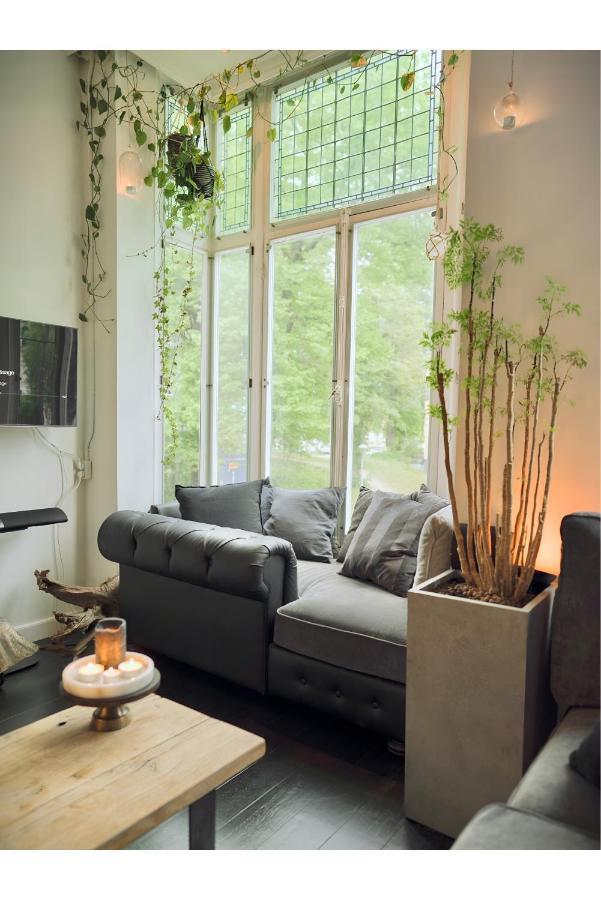 Lovely, 1898 Jugendstil Design Apartment, Old Haarlem City Centre, Fully Renovated With Parkview Near Amsterdam And Zandvoort, Bloemendaal Beach Luaran gambar